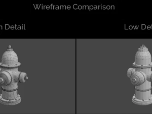 coleta de hidrante Modelo 3D