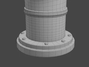 coleta de hidrante Modelo 3D