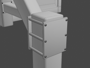 basketball net Model 3D