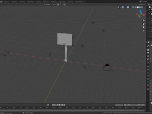 basketball net Model 3D