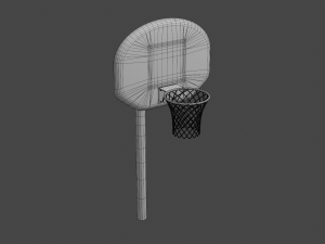 basketball net 2 Model 3D