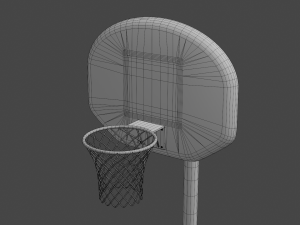 basketball net 2 Model 3D