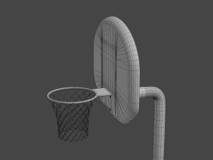 basketball net 2 Model 3D
