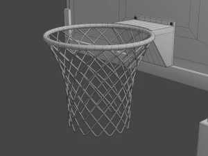 colecci&oacute;n de redes de baloncesto Modelo 3D