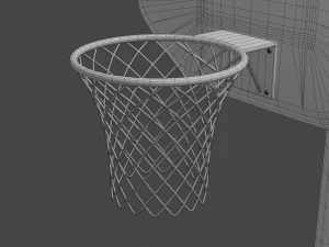 colecci&oacute;n de redes de baloncesto Modelo 3D