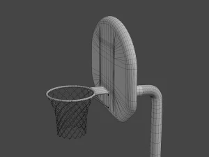 colecci&oacute;n de redes de baloncesto Modelo 3D