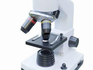 microscope 3D-Modell