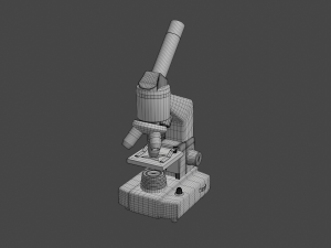 microscope 3D-Modell