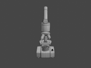 microscope 3D-Modell