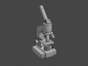 microscope 3D-Modell