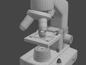 microscope 3D Model