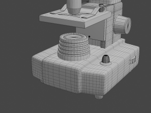 microscope 3D-Modell