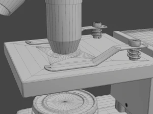 microscope 3D Model