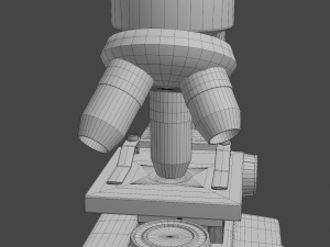 microscope 3D-Modell