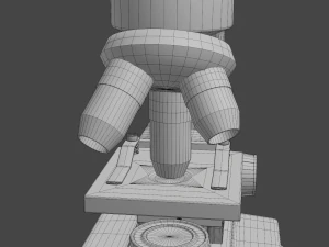 microscope 3D Model