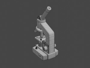 microscope 3D-Modell