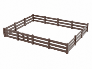 animal pen scene 3Dモデル