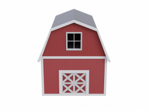 rounded barn Modelo 3D