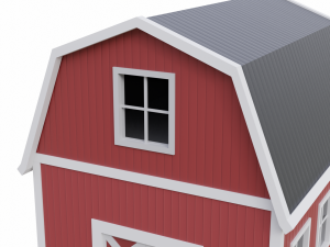 rounded barn Modelo 3D
