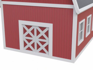 rounded barn 3D Model