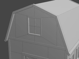 rounded barn 3D Model