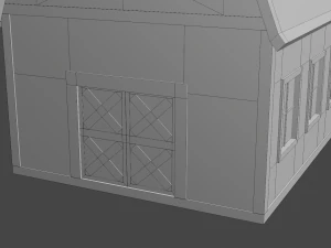 rounded barn 3D Model