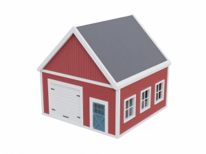 oficina de celeiro Modelo 3D