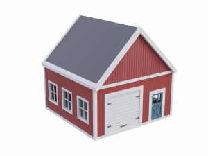 barn workshop Modelo 3D