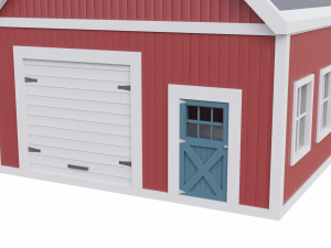 barn workshop Modelo 3D