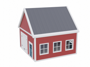 barn workshop Modelo 3D