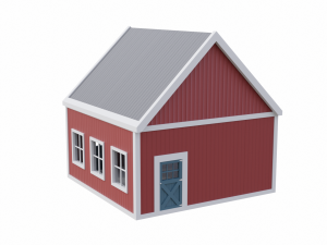 barn workshop Modelo 3D