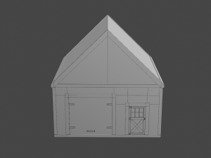 barn workshop Modelo 3D