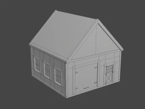 atelier de grange Modèle 3D
