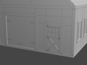 barn workshop Modelo 3D