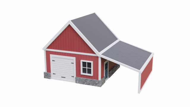 barn workshop 2 Modello 3D .c4d .max .obj .3ds .fbx .stl .blend 