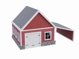 oficina de celeiro 2 Modelo 3D