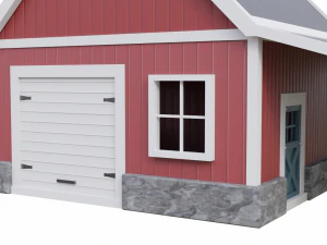 oficina de celeiro 2 Modelo 3D