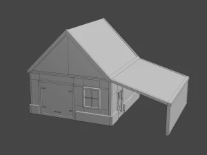 oficina de celeiro 2 Modelo 3D