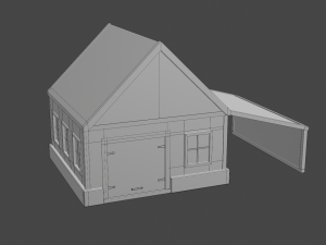 barn workshop 2 Modello 3D