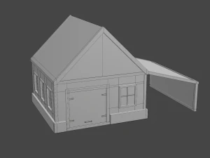oficina de celeiro 2 Modelo 3D