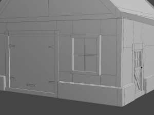 oficina de celeiro 2 Modelo 3D