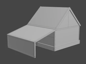 oficina de celeiro 2 Modelo 3D