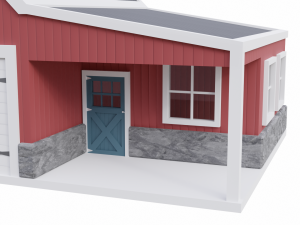 barn workshop 3 Modello 3D