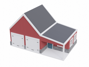barn workshop 3 Modello 3D