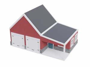 schuurwerkplaats 3 3D Model