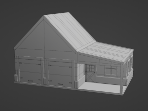barn workshop 3 Modello 3D