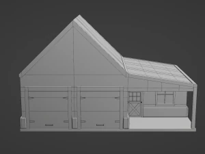 schuurwerkplaats 3 3D Model