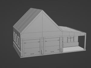 barn workshop 3 Modello 3D