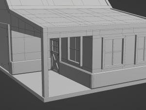 barn workshop 3 Modello 3D