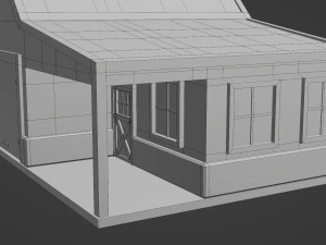 schuurwerkplaats 3 3D Model